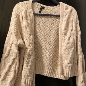 Tan thick Cardigan